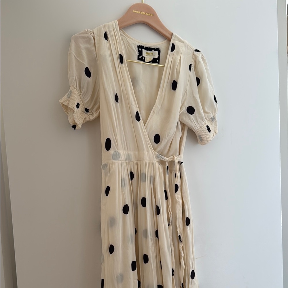 Polka Dot Wrap Dress Anthropologie